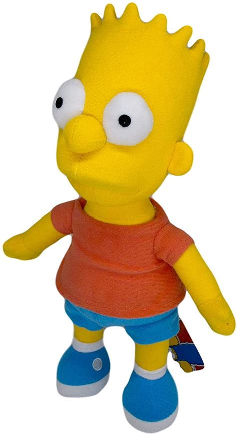 The Simpsons 12 Inch Bart Stuffed Plush Toy Doll - Walmart.com