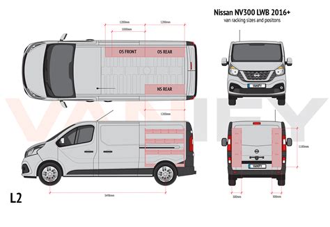 XL ply van racking shelving for Nissan NV300 2016+ LWB. Free Delivery.