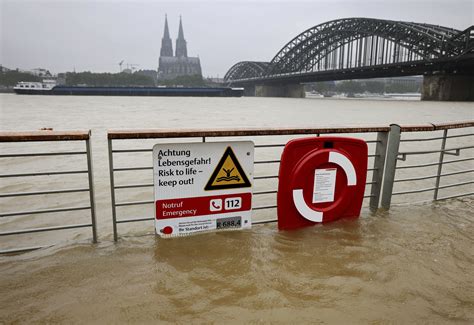 Storms Cause Heavy Flooding Across Parts of Western and Central Europe