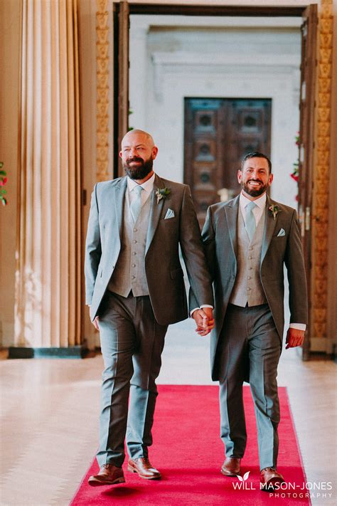 Aled & Stephen - Brangwyn Hall Swansea Wedding Photography Gay Lockdown ...