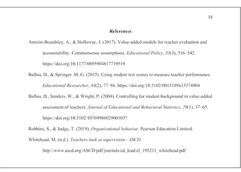 APA References Page Formatting and Example