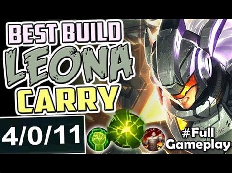 BEST BUILD LEONA CARRY | NEW RUNES SUPPORT MAX TENACITY BUILD | LoL New ...