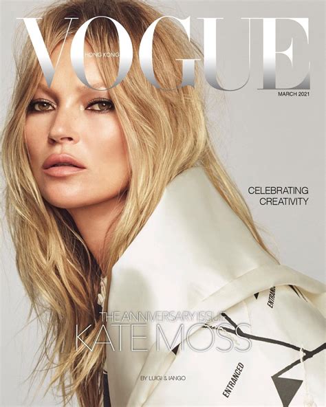 Kate Moss Vogue Hong Kong 2021 Cover Photos