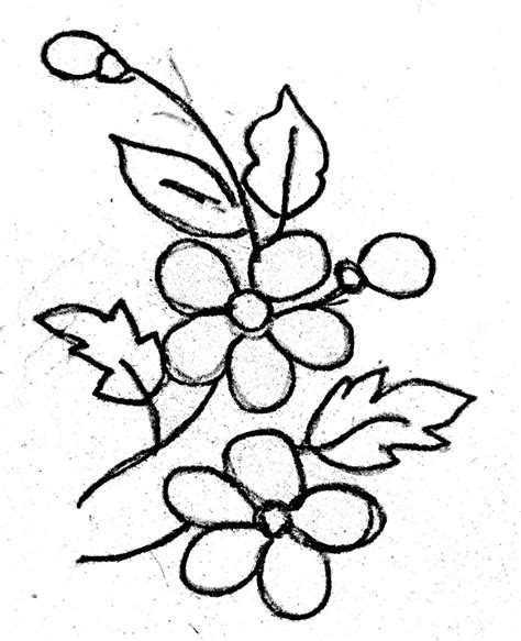 Simple Flower Patterns Drawing at GetDrawings | Free download