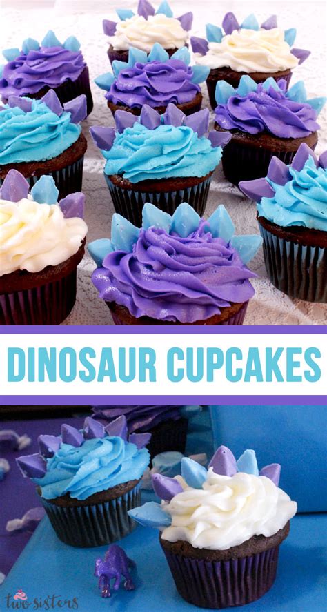 Dinosaur Cupcakes - Two Sisters