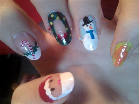 Santa Claus Nail Art Designs