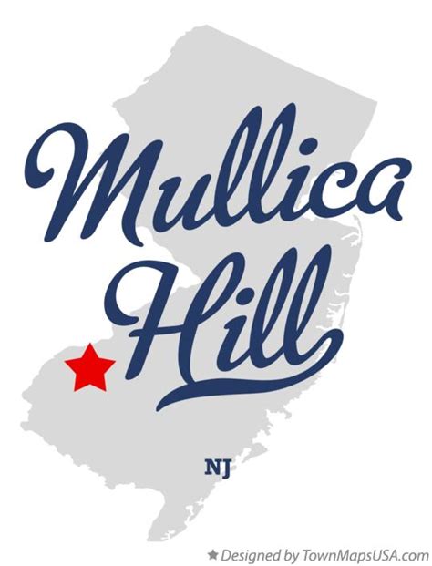 Map of Mullica Hill, NJ, New Jersey