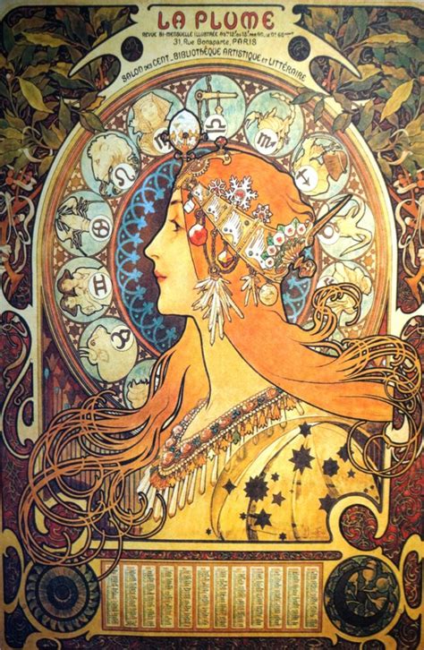 Alphonse Mucha/ Zodiac – Mixed Emotions Fine Art