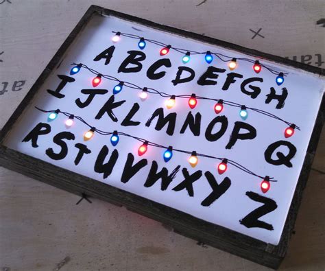 Stranger Things Alphabet Wall