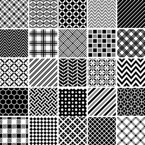 Premium Vector | Set of simple geometric patterns digital art hand ...