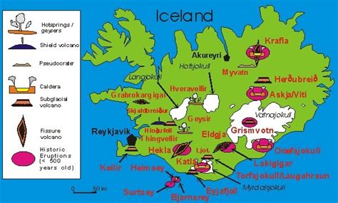 Fiery Volcanoes in Iceland