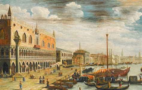 MANNER OF ANTONIO CANAL, CALLED CANALETTO | VENICE, A VIEW OF THE DOGE ...