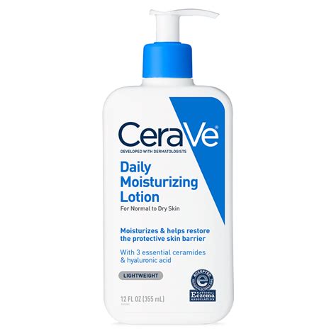 CeraVe Daily Moisturizing Lotion for Normal to Dry Skin, 12 oz ...