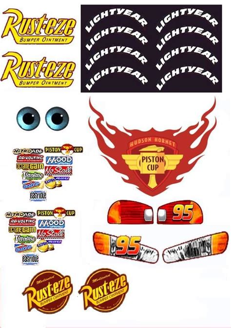 Lightning Mcqueen Piston Cup Logo