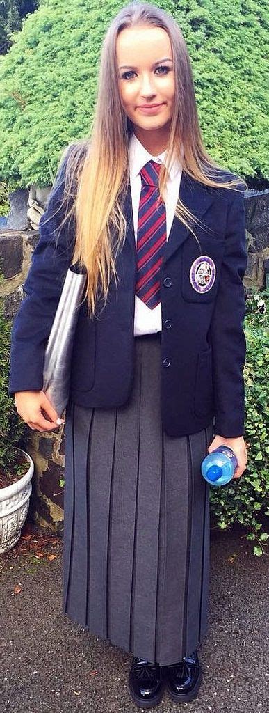 First Day Dressed In New School Uniform | Cute school uniforms, School ...