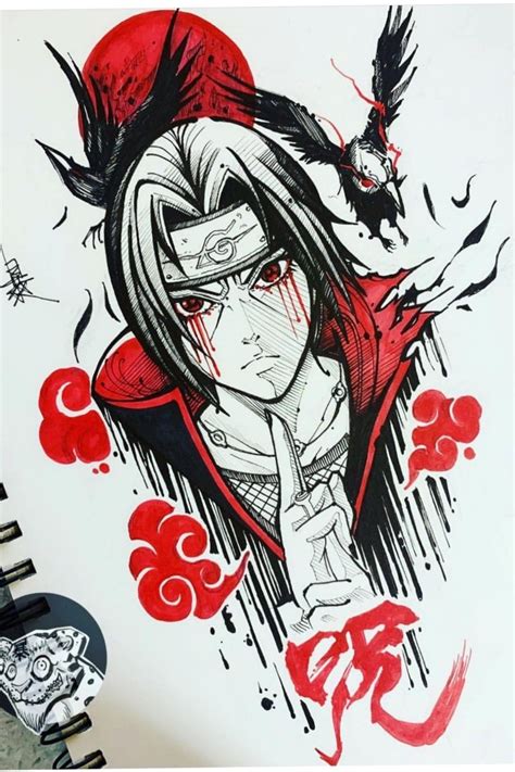 Anime Naruto, Art Naruto, Naruto Sketch, Itachi Uchiha Art, Naruto ...