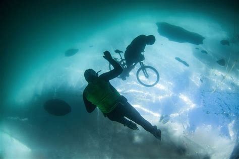 | The Crazy Act of Underwater Cycling Below the Ice of Lake Baikal in ...