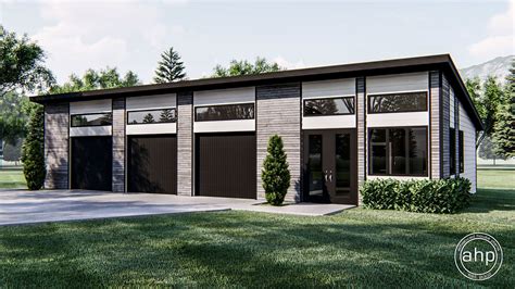 Modern 3 Car Garage | Farniok | Modern garage, Garage apartment plans ...