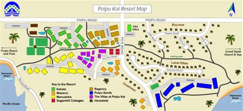 South Kauai Map - Poipu Beach & Poipu Kai Resort | Suite Paradise