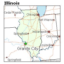 Granite City Illinois Map - Zorah Kiersten