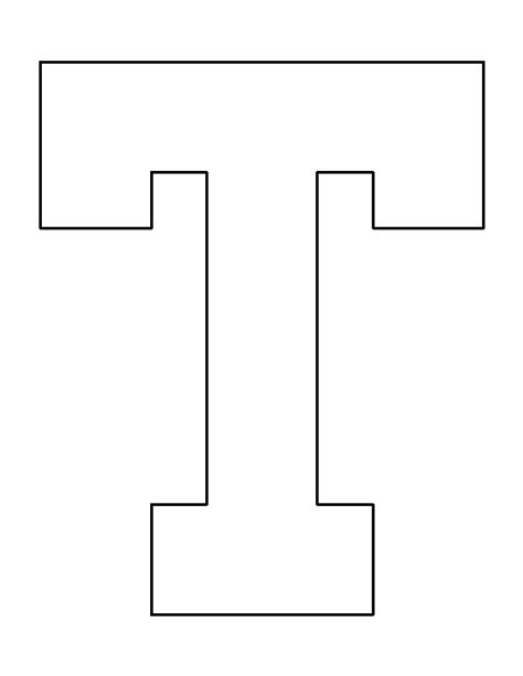 the letter t is made up of two rectangles