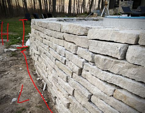 Backyard Landscaping | How to Build a Dry Stacked Stone Retaining Wall ...