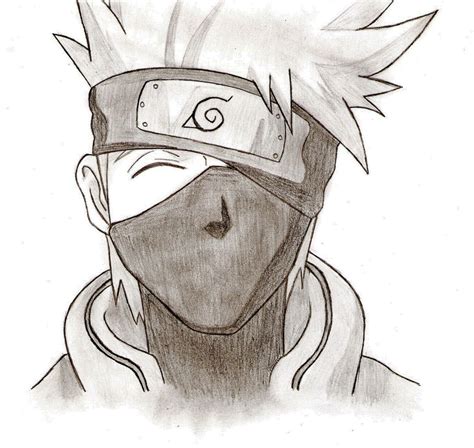 Kakashi Hatake Sketch Easy : 22+ Anime Kakashi Naruto Drawing Easy ...