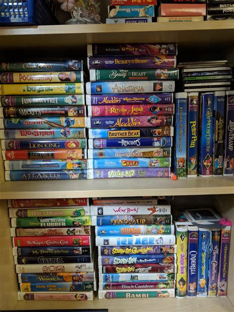 I see your collection of Disney vhs tapes and raise you my collection ...