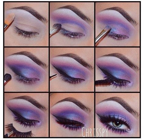 color, diy, girl, make, makeup, tumblr, eyeshadow tutorial | Eye makeup ...