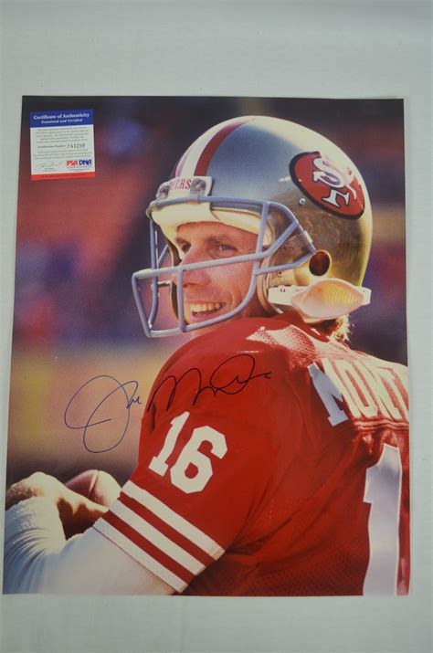 Lot Detail - Joe Montana Autographed 16x20 Photo