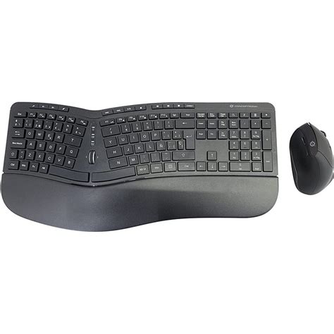 ERGONOMIC CONCEPTRONIC WIRELESS KEYBOARD + MOUSE