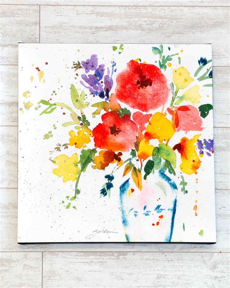 3-D Floral Canvas Wall Art | Martha Stewart