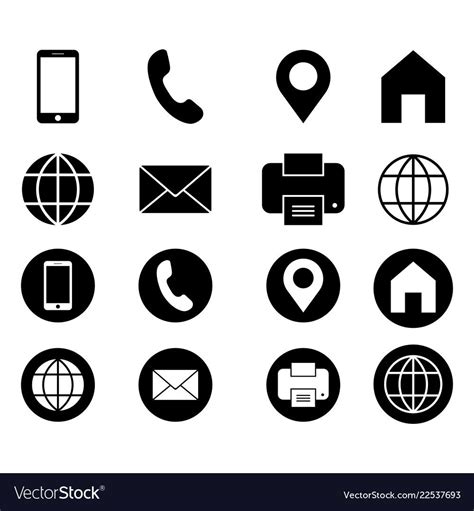 business card icons font - Francie Agee