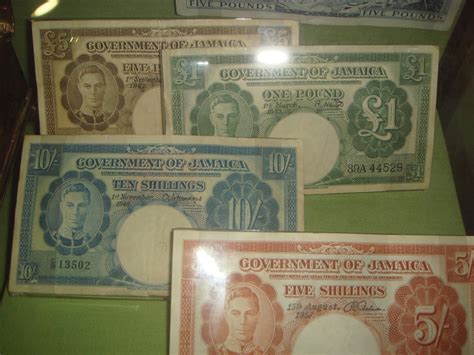 Jamaica history, Currency note, Content