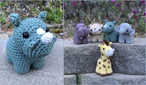 Chunkimals Safari Animal Set Free Crochet Pattern - Your Crochet