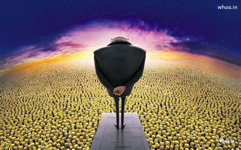 Mr.Gru And Minions In Despicable Me 2 HD Wallpaper