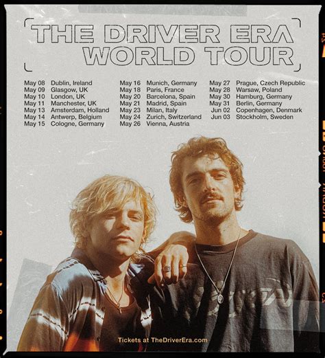 THE DRIVER ERA Announce 2021 UK & EU Tour – GIG GOER