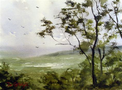 Joe Cartwright's Watercolor Blog: New Watercolor landscape painting ...