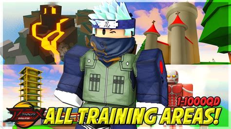 NOOB TO PRO! ALL TRAINING AREAS IN ANIME FIGHTING SIMULATOR ROBLOX ...