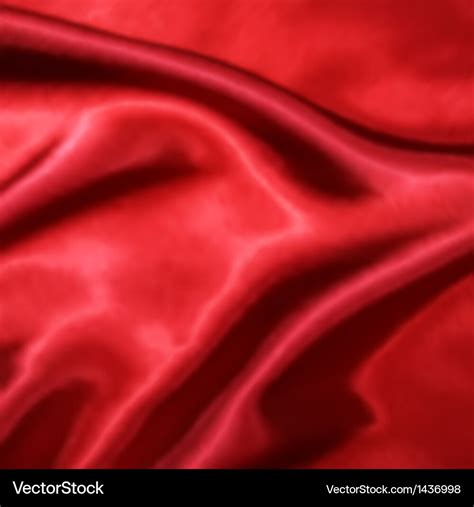 Red silk fabric texture Royalty Free Vector Image