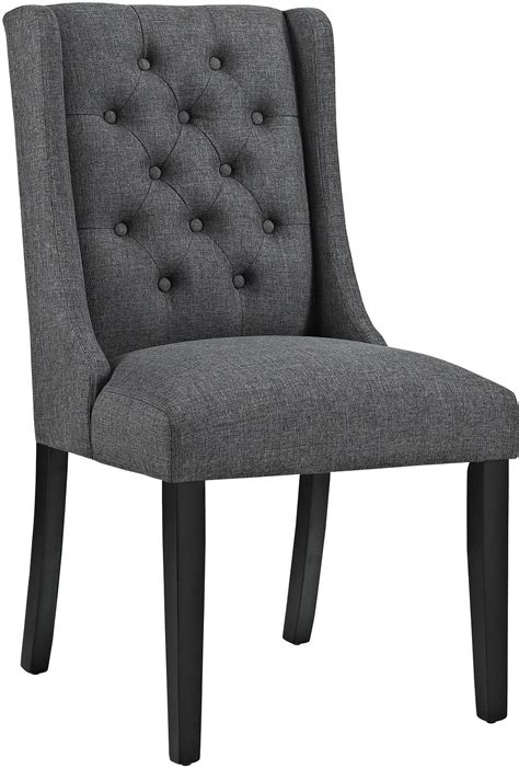 Baronet Gray Upholstered Dining Chair from Renegade | Coleman Furniture