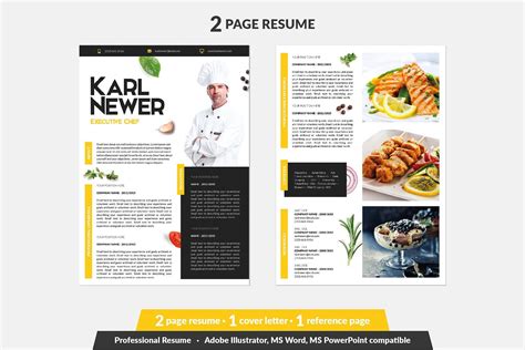 Catering CV Example | Chef resume, Cover letter for resume, Resume template