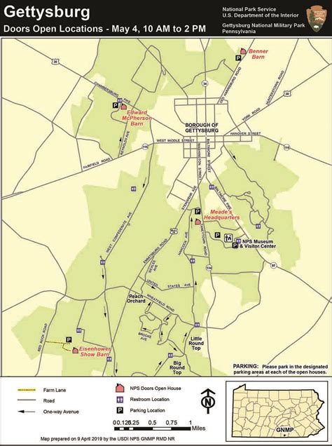 Gettysburg National Military Park Map - Maping Resources