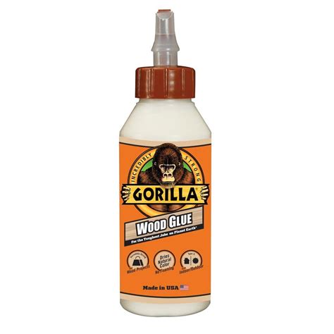 Gorilla 8 oz. Wood Glue/Epoxy 62000 - The Home Depot