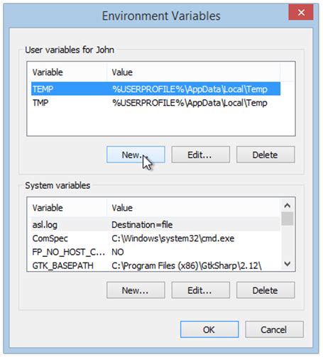 Adding and Editing PATH Environment Variables in Windows | John Atten