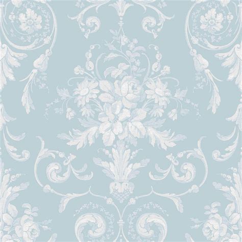 Inspirational Blue Damask Wallpaper | Damask wallpaper, Wallpaper ...