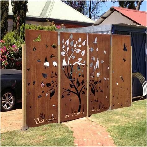 Laser Cut Metal Privacy Screen Outdoor Screens Garden Panels - Buy ...