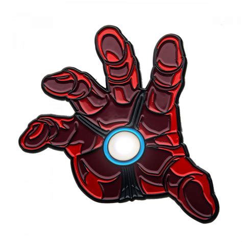 Iron Man Repulsor Light Up Pin