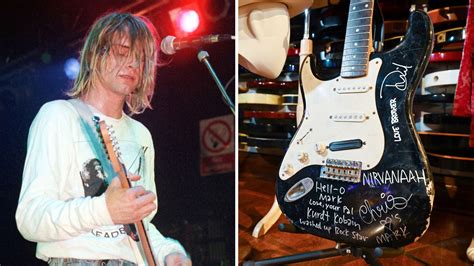 Smashed Kurt Cobain guitar sells for almost £500,000 at auction | World ...