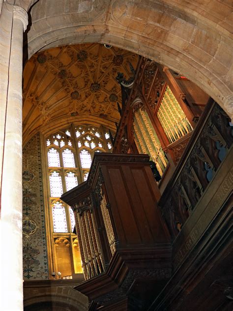 Photographs of Sherborne Abbey, Dorset, England: Organ and transept